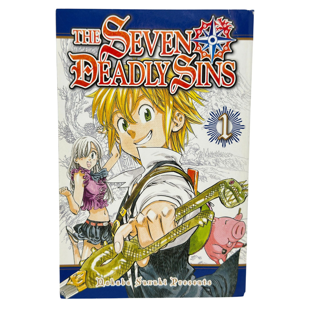 The Seven Deadly Sins Vol 1 Nakaba Suzuki Shonen Manga Paperback 9781612629216